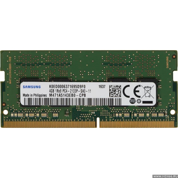 Ram Samsung 4GB DDR4 Bus 2400MHz SoDIMM 1.2V (M471A5244CB0-CRCOO) 817MC